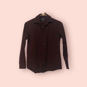 Boys Chaps Long Sleeve Button Down Dress Shirt.